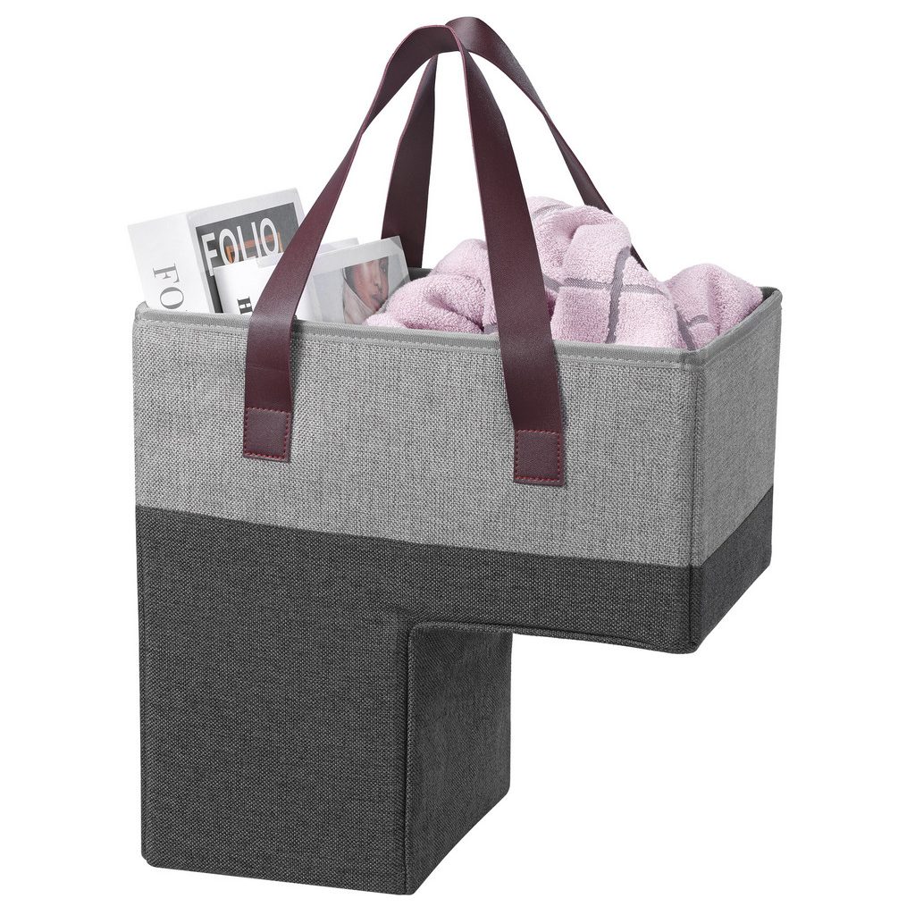 NAVARIS Treppenkorb Grau - Innovativer Organizer